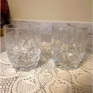 2 Waterford Crystal Westhampton Crystal double old fashioned glasses